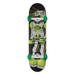 Creature Complete Skateboard Robot Mid Black/Green 7.8 IN