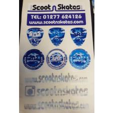 ScootnSkates Sticker Pack Blue