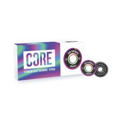 CORE Hardware Titanium Scooter and Skate Bearings - NeoChrome - Pack of 8