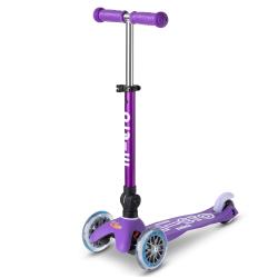 Mini Micro Deluxe Foldable Scooter: Purple