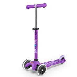 Mini Micro DELUXE LED Scooter: Purple