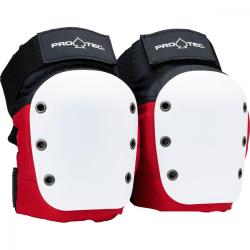 Pro-Tec Pads Street Knee Pad - Black/White/Red