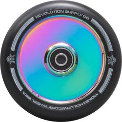 Revolution Supply Co Hollowcore Wheels 110mm - Black on Neo Chrome