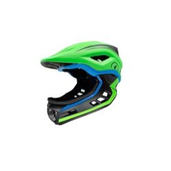 Revvi Super Lightweight Kids Full Face Helmet - Green