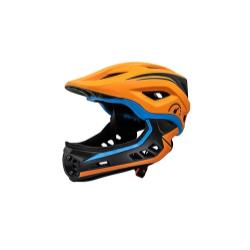 Revvi Super Lightweight Kids Full Face Helmet - Orange