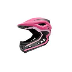 Revvi Super Lightweight Kids Full Face Helmet - Pink