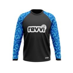 Revvi Kids Riding Jersey - Blue