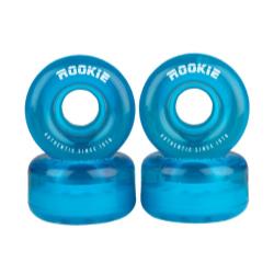 Rookie Quad Wheels Disco - Clear Blue (4 Pack)