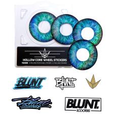 Blunt - 4 Pack Wheel Sticker 110mm - Blue Eye