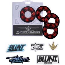 Blunt - 4 Pack Wheel Sticker 110mm - Spin