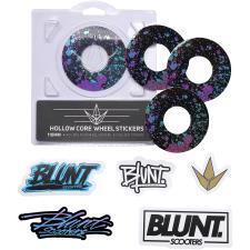 Blunt - 4 Pack Wheel Sticker 110mm - Splatter