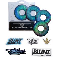 Blunt - 4 Pack Wheel Sticker 120mm - Blue Eye