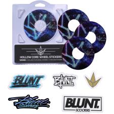 Blunt - 4 Pack Wheel Sticker 120mm - Galaxy logo