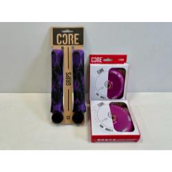 Core Grips and Hollow Wheels Bundle - Purple