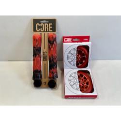 Core Grips and Hex Wheels Bundle - Red / Black