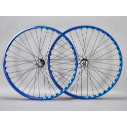 BLAD Geared Wheel Set - Blue/Blue Check