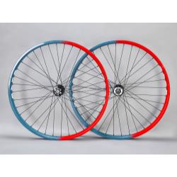 BLAD Geared Wheel Set - Red/Grey