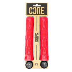 CORE Pro Handlebar Grips, Soft 170mm – Red
