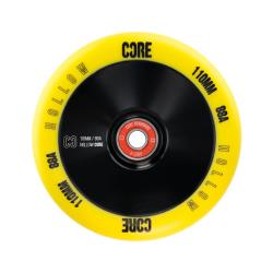 CORE Hollow Stunt Scooter Wheel V2 110mm - Yellow/Black - Pair