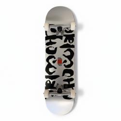 Chocolate Complete Skateboard Ink blot Grey Chris Roberts Twin 8"