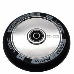 Logic 110mm Hollow Lite wheel Black/Chrome - SOLD IN PAIRS