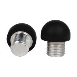 Rookie Jam Plug Rubber Jam Plug (Pack of 2) - Black