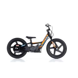 Revvi 16" Kids electric balance bike - 24v motor bike  Age 5+ Orange 
