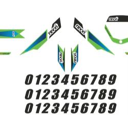 Revvi Graphics Kit - Green - 16"
