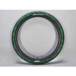 Snakeskin 2 (PAIR) - Green/Black Marble 