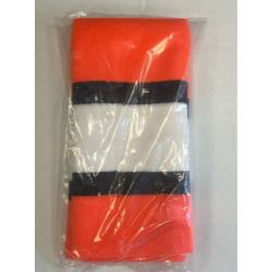 Ventro Pro Puffer Skate Socks - Orange/Black/White