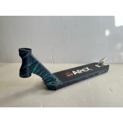 Apex Deck Teal Splatter 18.1" x 4.5" - EX DISPLAY