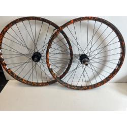 BLAD Geared Wheel Set - Orange Splatter 27.5