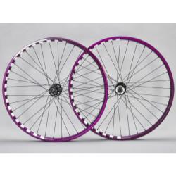 BLAD Wheel Set - Purple/White Check