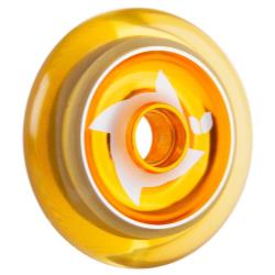 Blazer Pro 100mm Scooter Wheels Shuriken Clear Orange - Pair