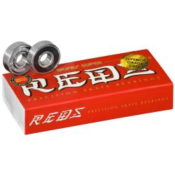 Bones Super Reds 8mm Bearings - 16 Pack