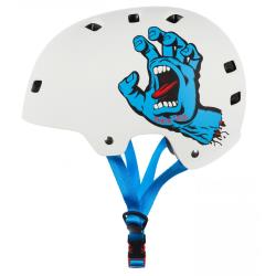 Bullet x Santa Cruz Helmet Screaming Hand - Matt White