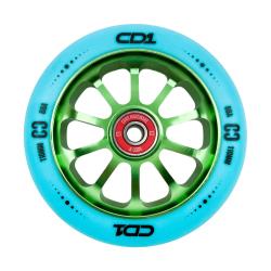 CORE CD1 Spoked Stunt Scooter Wheels 110mm - Blue/Lime