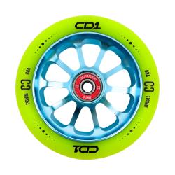 CORE CD1 Spoked Stunt Scooter Wheels 110mm - Lime/Blue