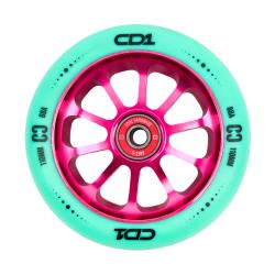 CORE CD1 Spoked Stunt Scooter Wheels 110mm - Teal/Pink