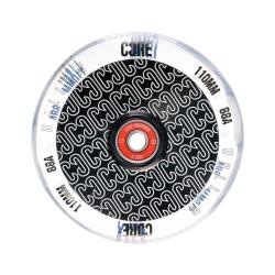 CORE Hollow Stunt Scooter Wheel Repeat 110mm - Clear/Black - Pair