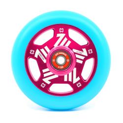 CORE Vent Hollow 110mm Stunt Scooter Wheels - Teal/Pink - Pair