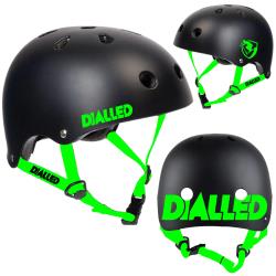Dialled Helmet - Black/Green