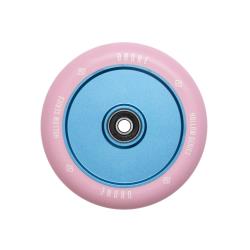 Drone Hollow Series 110mm Scooter Wheels - Pastel Blue Core / Pink PU - Pair