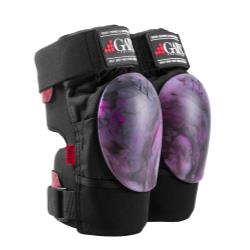 Gain Protection 'The Shield' Hard Shell Knee Pads - Purple Swirl