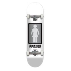 Girl Complete Skateboard OG Black White Andrew Brophy 8.25&quot;