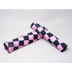 Mafia Bike Pad Set - Black/Pink Check