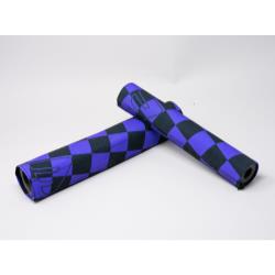 Mafia Bike Pad Set - Black/Purple Check