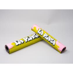 Mafia Bike Pad Set - La Plaga Green/Pink