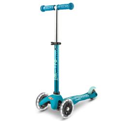 Mini Micro DELUXE LED Scooter: Aqua