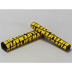 Mafiabikes Bike Life Mafia Pad Sets ﻿- 2pc padset (TT and handlebar) Black/Yellow